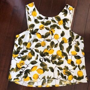 Zara Lemon 🍋 Top
